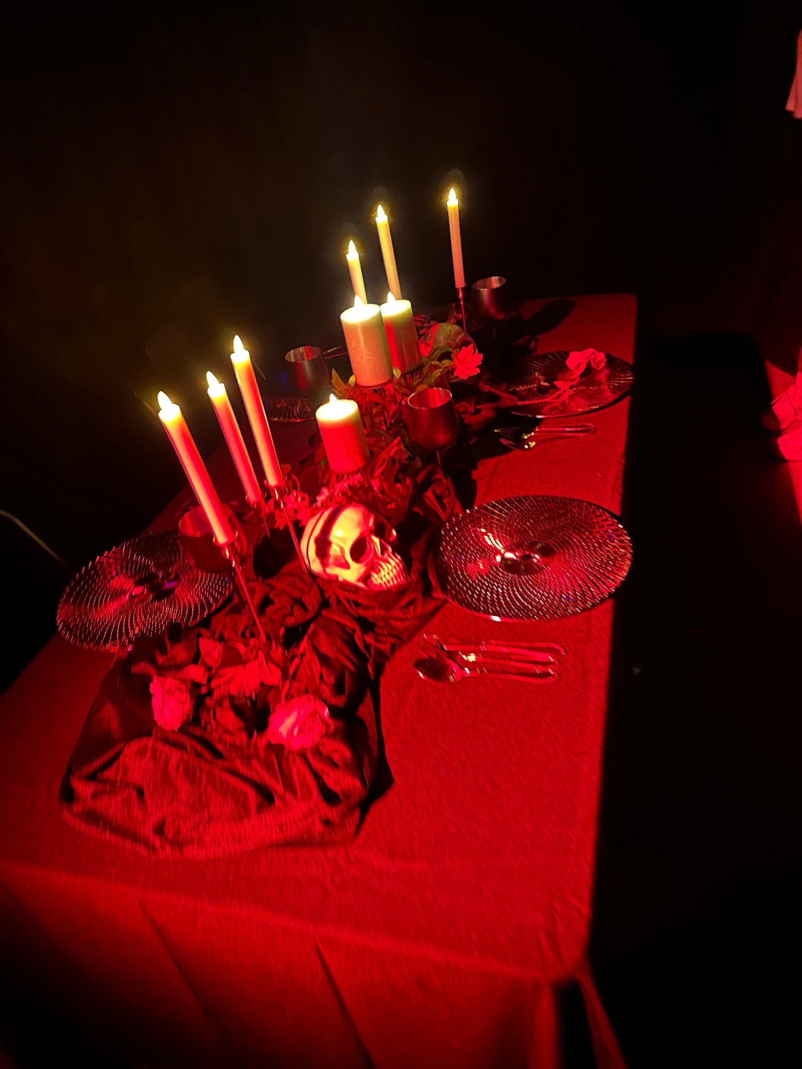 Scenic detail inside a delivered Halloween horror maze